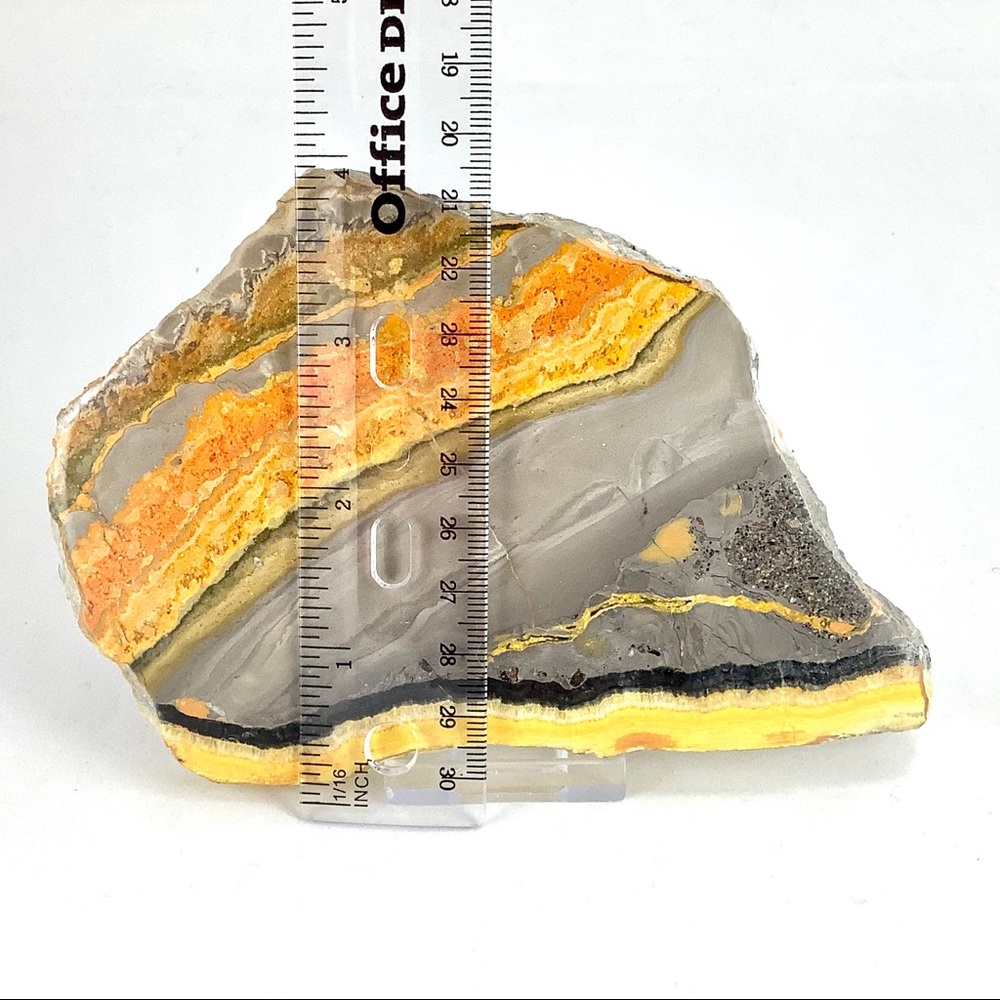Bumblebee Jasper Polished Slice from Indonesia. - Picture 6 of 6